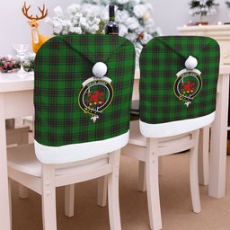 ScotsTee Shop Scottish Fife District Crest Tartan Santa Hat Christmas Chair Covers Decoration Table Dinner