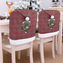 ScotsTee Shop Scottish Burnett Hunting Ancient Crest Tartan Santa Hat Christmas Chair Covers Decoration Table Dinner