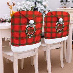 ScotsTee Shop Scottish Darroch Crest Tartan Santa Hat Christmas Chair Covers Decoration Table Dinner