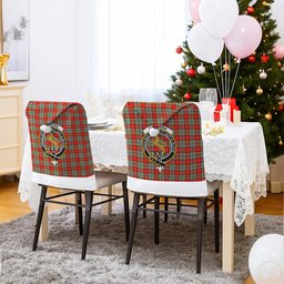 ScotsTee Shop Scottish Chattan Crest Tartan Santa Hat Christmas Chair Covers Decoration Table Dinner