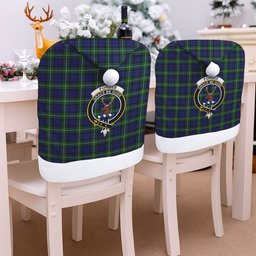 ScotsTee Shop Scottish Forbes Crest Tartan Santa Hat Christmas Chair Covers Decoration Table Dinner