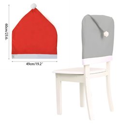 ScotsTee Shop Scottish Dundas Crest Tartan Santa Hat Christmas Chair Covers Decoration Table Dinner