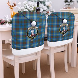 ScotsTee Shop Scottish Cathcart Ancient Crest Tartan Santa Hat Christmas Chair Covers Decoration Table Dinner