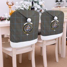 ScotsTee Shop Scottish Haig Crest Tartan Santa Hat Christmas Chair Covers Decoration Table Dinner
