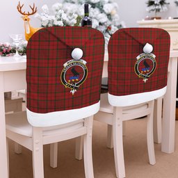 ScotsTee Shop Scottish MacDonell of Keppach Crest Tartan Santa Hat Christmas Chair Covers Decoration Table Dinner