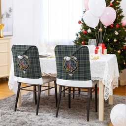 ScotsTee Shop Scottish MacBean Hunting Crest Tartan Santa Hat Christmas Chair Covers Decoration Table Dinner