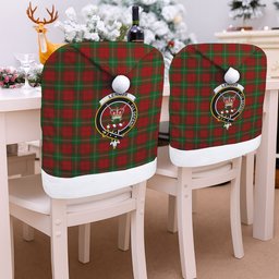 ScotsTee Shop Scottish Lennox Crest Tartan Santa Hat Christmas Chair Covers Decoration Table Dinner