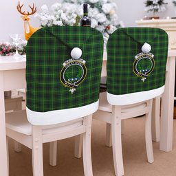 ScotsTee Shop Scottish MacArthur Crest Tartan Santa Hat Christmas Chair Covers Decoration Table Dinner
