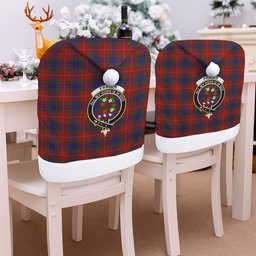 ScotsTee Shop Scottish Fraser 1842 Crest Tartan Santa Hat Christmas Chair Covers Decoration Table Dinner
