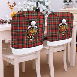 ScotsTee Shop Scottish Lyle Crest Tartan Santa Hat Christmas Chair Covers Decoration Table Dinner