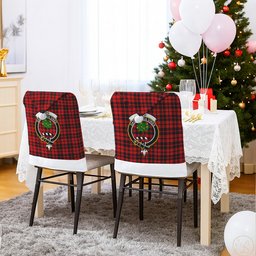 ScotsTee Shop Scottish Hog Crest Tartan Santa Hat Christmas Chair Covers Decoration Table Dinner