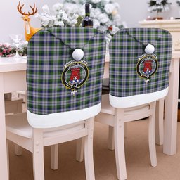 ScotsTee Shop Scottish MacNachten Dress Crest Tartan Santa Hat Christmas Chair Covers Decoration Table Dinner