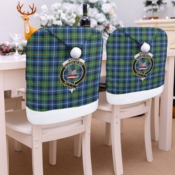 ScotsTee Shop Scottish MacNeill Of Barra Ancient Crest Tartan Santa Hat Christmas Chair Covers Decoration Table Dinner
