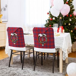 ScotsTee Shop Scottish Rait Crest Tartan Santa Hat Christmas Chair Covers Decoration Table Dinner
