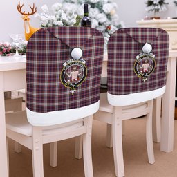 ScotsTee Shop Scottish McFarland Dress Crest Tartan Santa Hat Christmas Chair Covers Decoration Table Dinner