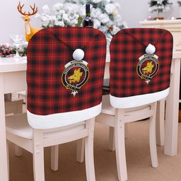 ScotsTee Shop Scottish MacIver Crest Tartan Santa Hat Christmas Chair Covers Decoration Table Dinner