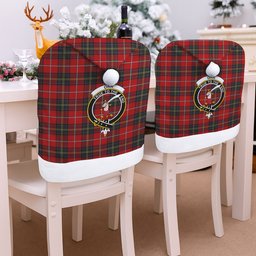 ScotsTee Shop Scottish Orr Senior, Gerald William Crest Tartan Santa Hat Christmas Chair Covers Decoration Table Dinner