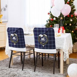 ScotsTee Shop Scottish Nevoy Crest Tartan Santa Hat Christmas Chair Covers Decoration Table Dinner