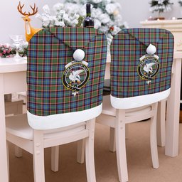 ScotsTee Shop Scottish Norvel Crest Tartan Santa Hat Christmas Chair Covers Decoration Table Dinner