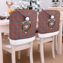 ScotsTee Shop Scottish McFarland Ancient Crest Tartan Santa Hat Christmas Chair Covers Decoration Table Dinner