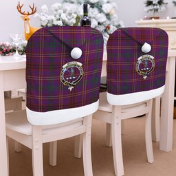 ScotsTee Shop Scottish McCall (Caithness) Crest Tartan Santa Hat Christmas Chair Covers Decoration Table Dinner