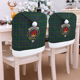 ScotsTee Shop Scottish Moncreiffe of Atholl Crest Tartan Santa Hat Christmas Chair Covers Decoration Table Dinner