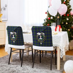 ScotsTee Shop Scottish Paterson Dalgleish Version Crest Tartan Santa Hat Christmas Chair Covers Decoration Table Dinner