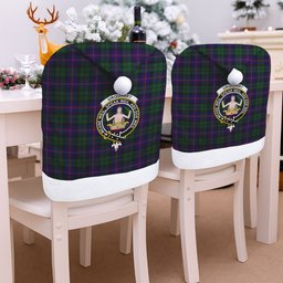 ScotsTee Shop Scottish Urquhart Crest Tartan Santa Hat Christmas Chair Covers Decoration Table Dinner