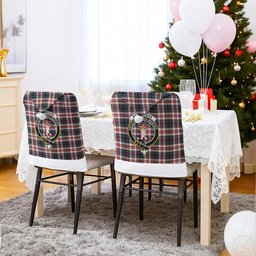 ScotsTee Shop Scottish Robertson Dress Modern Crest Tartan Santa Hat Christmas Chair Covers Decoration Table Dinner
