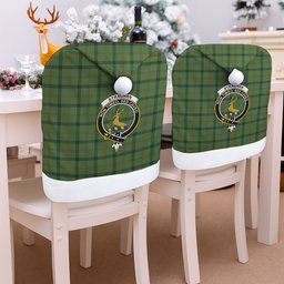 ScotsTee Shop Scottish Strachan Hunting Crest Tartan Santa Hat Christmas Chair Covers Decoration Table Dinner