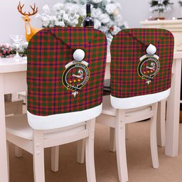ScotsTee Shop Scottish Skene SC Crest Tartan Santa Hat Christmas Chair Covers Decoration Table Dinner