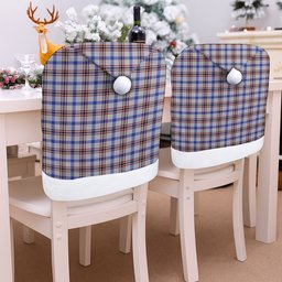 ScotsTee Shop Scottish Boswell Tartan Santa Hat Christmas Chair Covers Decoration Table Dinner