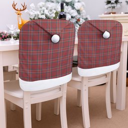 ScotsTee Shop Scottish Burnett Hunting Ancient Tartan Santa Hat Christmas Chair Covers Decoration Table Dinner