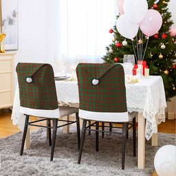 ScotsTee Shop Scottish Donachie Tartan Santa Hat Christmas Chair Covers Decoration Table Dinner