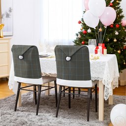 ScotsTee Shop Scottish Haig Tartan Santa Hat Christmas Chair Covers Decoration Table Dinner