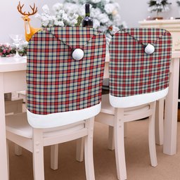 ScotsTee Shop Scottish Dundee Dress Tartan Santa Hat Christmas Chair Covers Decoration Table Dinner