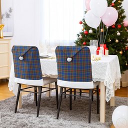 ScotsTee Shop Scottish MacBeth Ancient SC Tartan Santa Hat Christmas Chair Covers Decoration Table Dinner