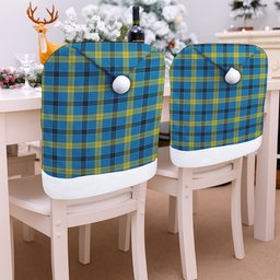 ScotsTee Shop Scottish Laing Modern Tartan Santa Hat Christmas Chair Covers Decoration Table Dinner