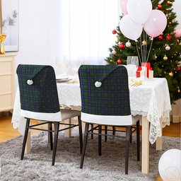 ScotsTee Shop Scottish Leatherneck Tartan Santa Hat Christmas Chair Covers Decoration Table Dinner