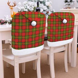 ScotsTee Shop Scottish Leask SC Tartan Santa Hat Christmas Chair Covers Decoration Table Dinner