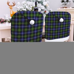 ScotsTee Shop Scottish MacNeill of Barra Modern Tartan Santa Hat Christmas Chair Covers Decoration Table Dinner