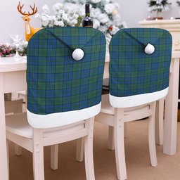 ScotsTee Shop Scottish Lockhart Tartan Santa Hat Christmas Chair Covers Decoration Table Dinner