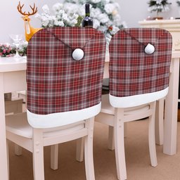 ScotsTee Shop Scottish MacDougal Dress Tartan Santa Hat Christmas Chair Covers Decoration Table Dinner