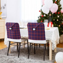 ScotsTee Shop Scottish MacGregor of Glengyle Tartan Santa Hat Christmas Chair Covers Decoration Table Dinner