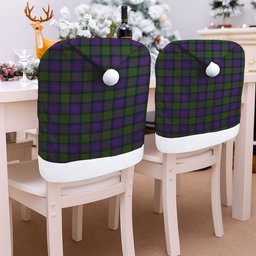 ScotsTee Shop Scottish MacDonald Tartan Santa Hat Christmas Chair Covers Decoration Table Dinner