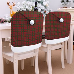 ScotsTee Shop Scottish Lochiel Tartan Santa Hat Christmas Chair Covers Decoration Table Dinner