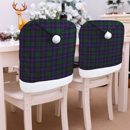 ScotsTee Shop Scottish Urquhart Tartan Santa Hat Christmas Chair Covers Decoration Table Dinner