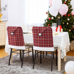 ScotsTee Shop Scottish Pennington Tartan Santa Hat Christmas Chair Covers Decoration Table Dinner
