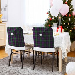 ScotsTee Shop Scottish Wilson Tartan Santa Hat Christmas Chair Covers Decoration Table Dinner