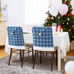 ScotsTee Shop Scottish Roberton Tartan Santa Hat Christmas Chair Covers Decoration Table Dinner